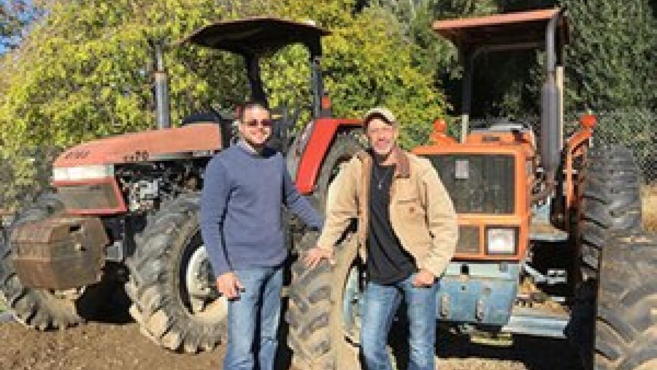 Principal investigator Irwin Donis-Gonzalez (left) and assistant adjunct professor Kurt Kornbluth (right) in the Department of Biological and Agricultural Engineering will research new advanced food-drying technology.